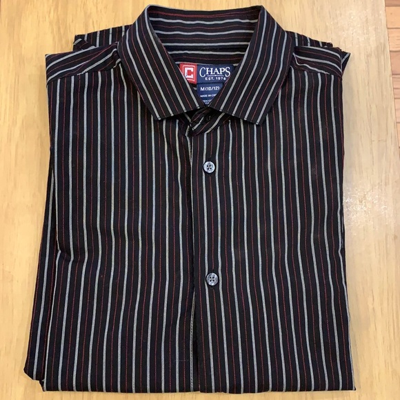 🔥2/$8.50 CHAPS Boys Dress Shirt - Picture 5 of 5